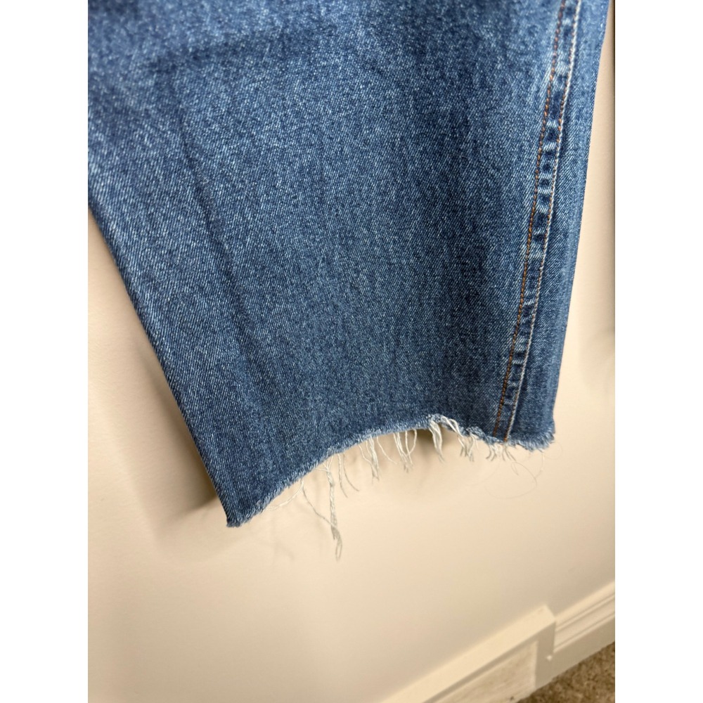 Vintage 90s Nike Air Embroidered Logo Carpenter Jeans Hip Hop 38 Denim Baggy - Picture 7 of 12